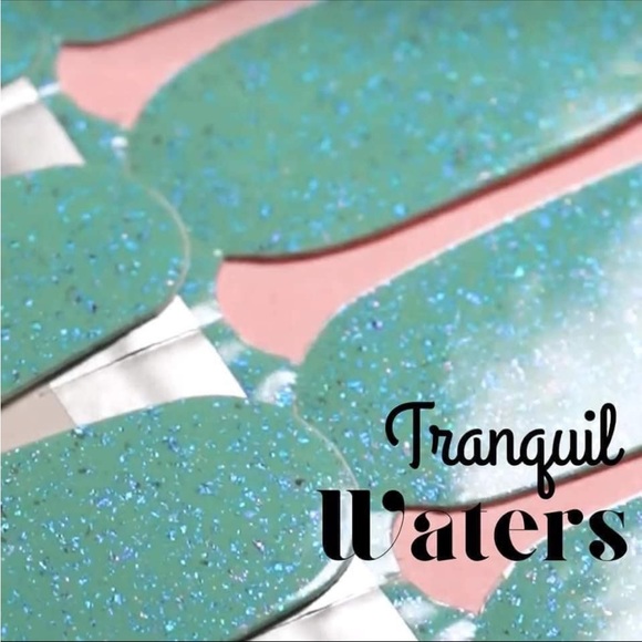 *Retired* Color Street: Tranquil Waters | Turquouse Glitter Sea Ocean Spring - Picture 13 of 16